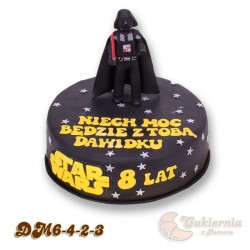 Tort z figurką Darth Vadera (Star Wars)