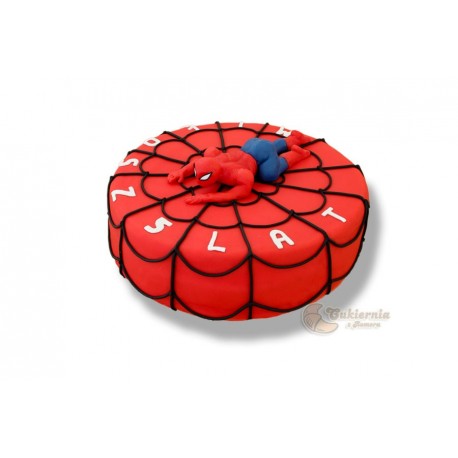 Tort z figurką Spidermana