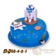 Tort z figurką R2D2 "Star Wars"