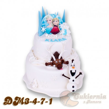 Tort z motywem "Krainy Lodu"