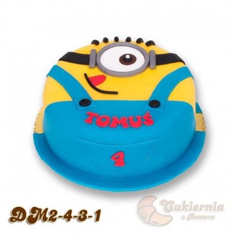 Tort z motywem Minionka