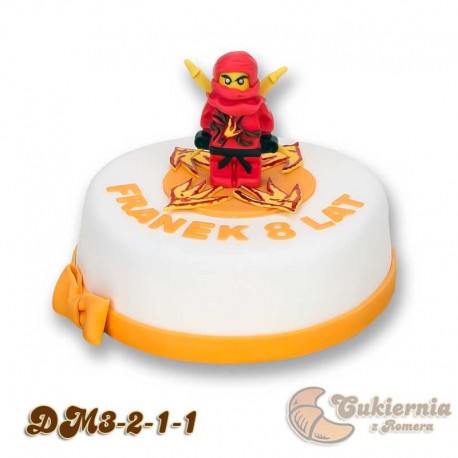 Tort z figurką Lego Ninjago