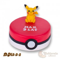 Tort z figurką Pikachu