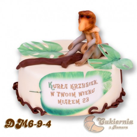 Tort z małpą "Janusz"
