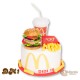 Tort z motywem McDonalds