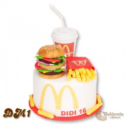 Tort z motywem McDonalds