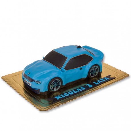 Tort w kształcie samochodu BMW