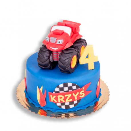Tort z figurką Monster truck