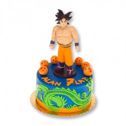 Tort z figurką Son Goku